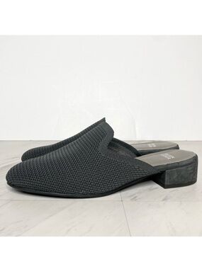 Eileen Fisher Betsy Gray Knit Mule 9 1/2